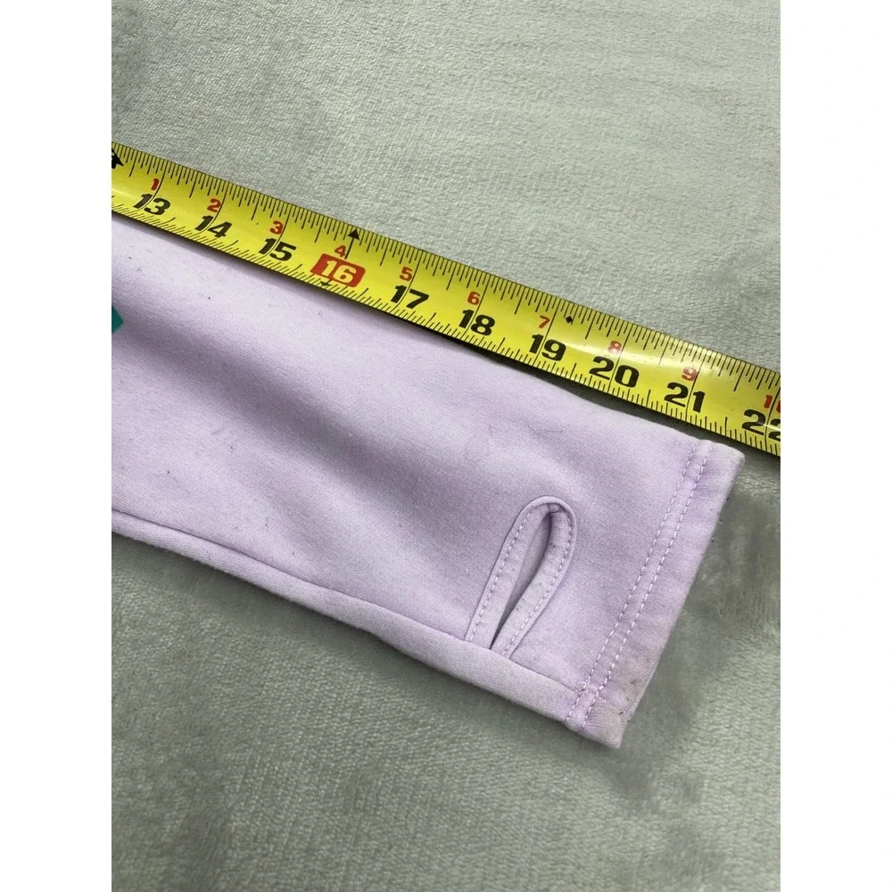 Firehouse Sweatshirt Pants Set Girls Size L Purple Rainbow Heart Made in USA